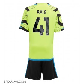 Dječji Nogometni Dres Arsenal Declan Rice #41 Gostujuci 2023-24 Kratak Rukav (+ Kratke hlače)